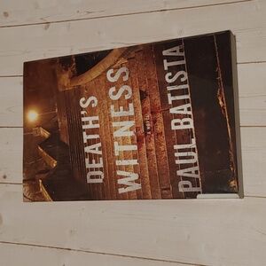 3/$13 Death's Witness by Paul Batista adult novel fiction book